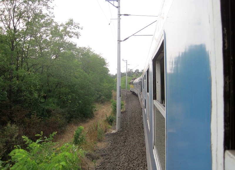 Bahnfahrt von Devecser nach Szombathely