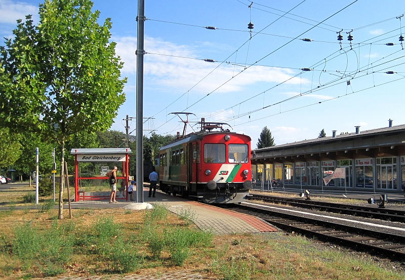 Endstation der Gleichenberger Bahn in Bad Gleichenberg