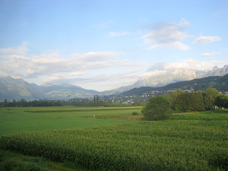 Fahrt durch Vorarlberg