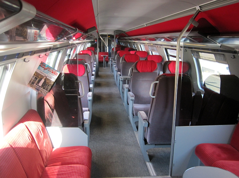 Innenraum SBB-IC2000 Doppelstockwagen 1. Klasse
