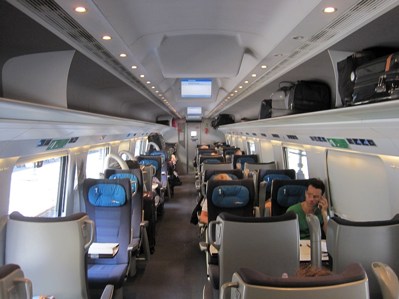 Innenraum 1. Klasse SBB ETR 610
