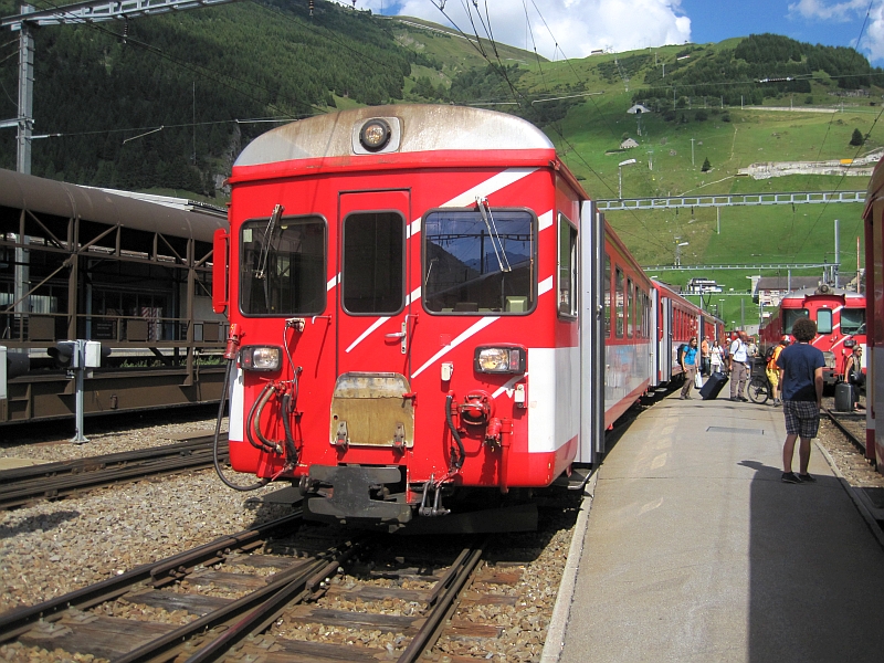 Matterhorn Gotthard Bahn (MGB) in Andermatt