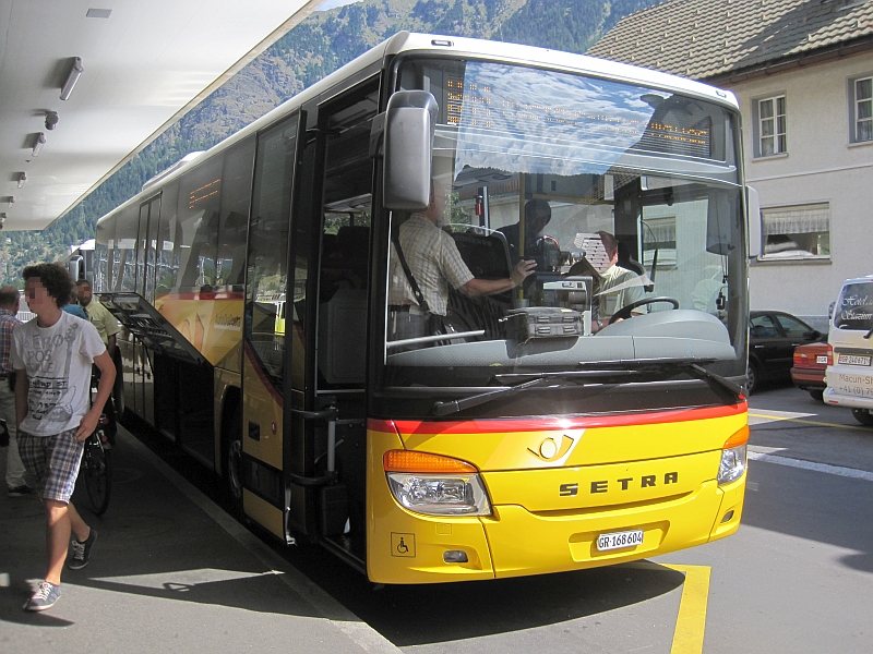 Postauto nach Mals in Zernez