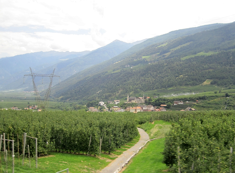 Fahrt durch das Vinschgau