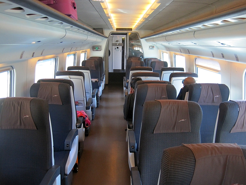 1. Klasse im ETR 485 Frecciargento