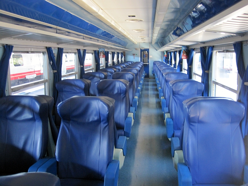 1. Klasse im Regionalzug von Venedig nach Udine