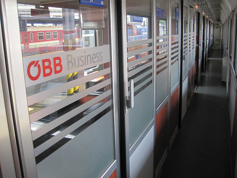 ÖBB-Abteilwagen mit Businessabteil