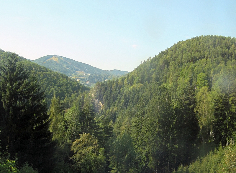Fahrt über den Semmering