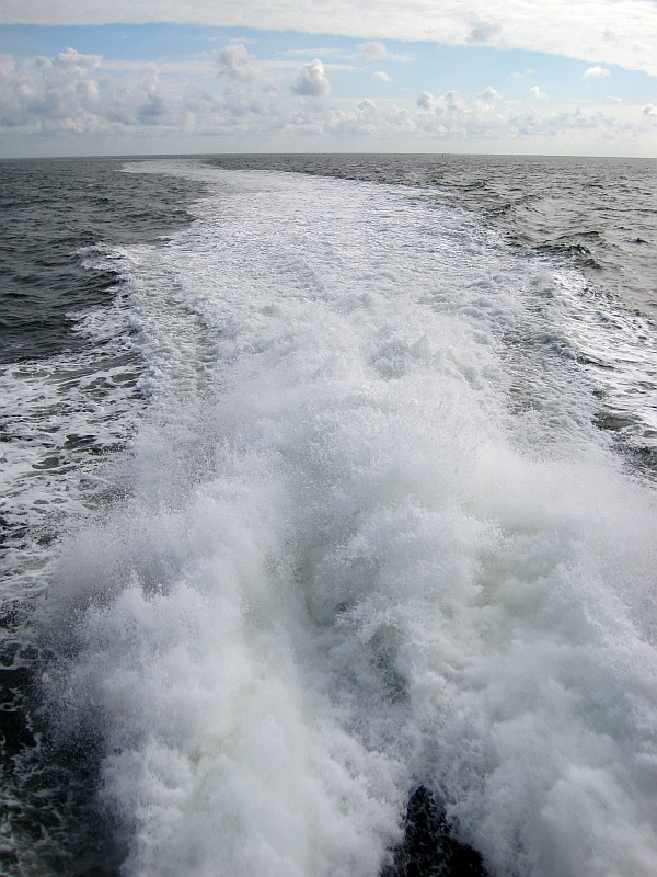 Schiffsfahrt von Wittdün nach Hörnum