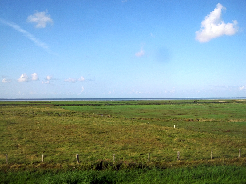 Fahrt mit der Nord-Ostsee-Bahn über Sylt