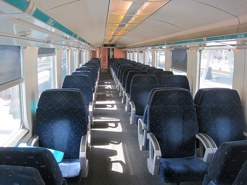 1. Klasse im IC der belgischen Bahn