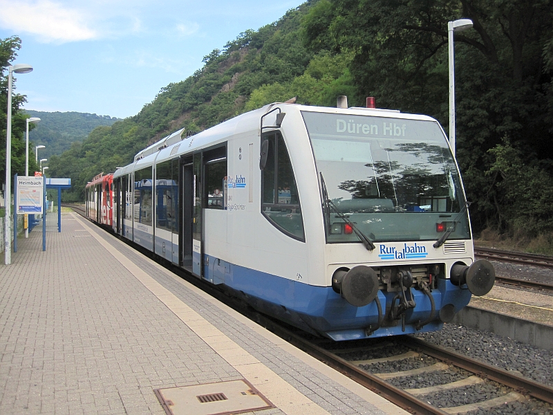 Regio-Sprinter der Rurtalbahn in Heimbach