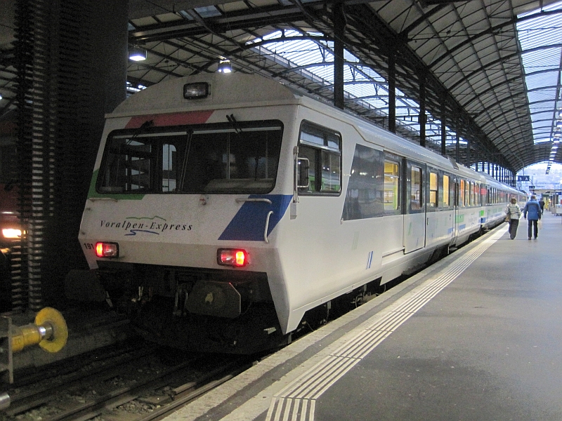 Steuerwagen des Voralpen-Express in Luzern