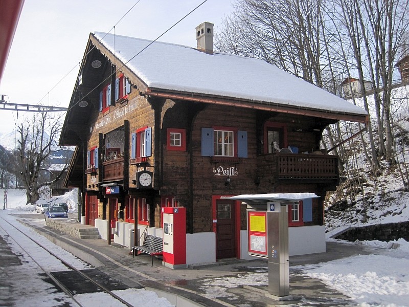 Bahnhof Peist an der Arosabahn