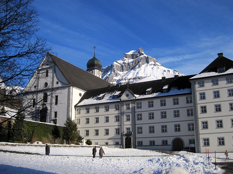 Kloster Engelberg im Winter
