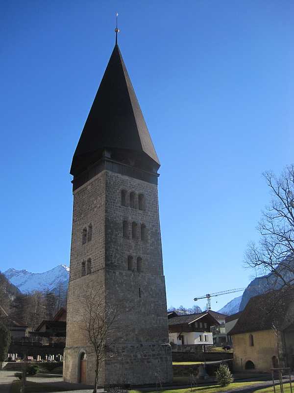 Turm der Sankt Michaelskirche Meiringen