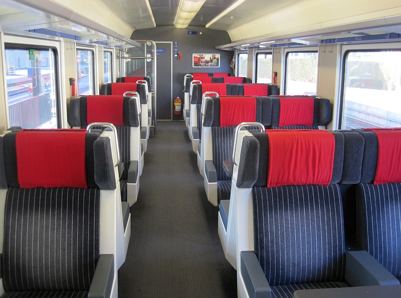 Innenraum 1. Klasse SBB Intercity