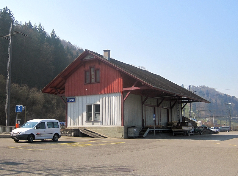 Güterschuppen am Bahnhof Eglisau