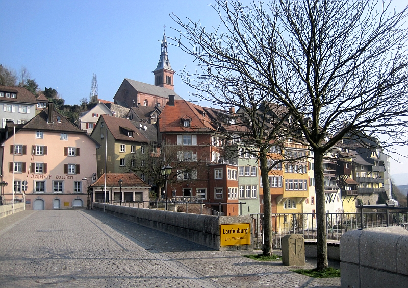 Laufenbrücke von der schweizerischen Seite