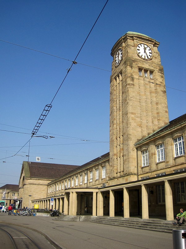 Bahnhofsturm am Badischen Bahnhof Basel