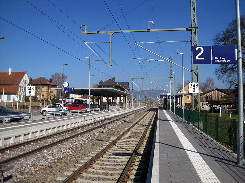 Hochrheinbahn durch Wilchingen-Hallau