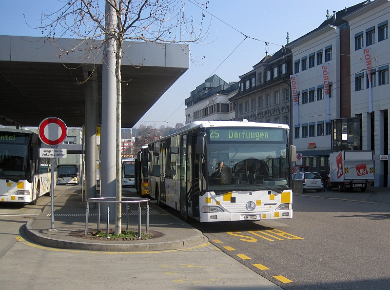 Bus von SchaffhausenBus nach Büsingen und Dörflingen
