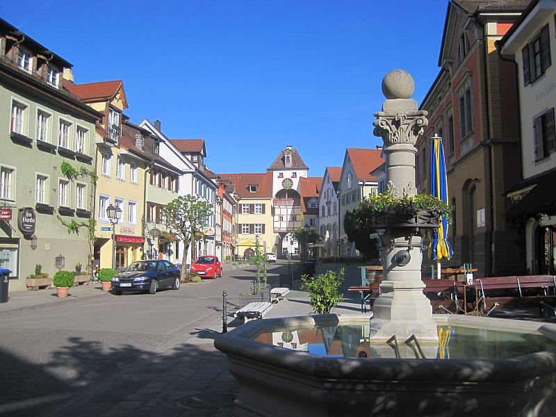 Unterstadt von Meersburg mit Unterstadttor aus dem Jahr 1250