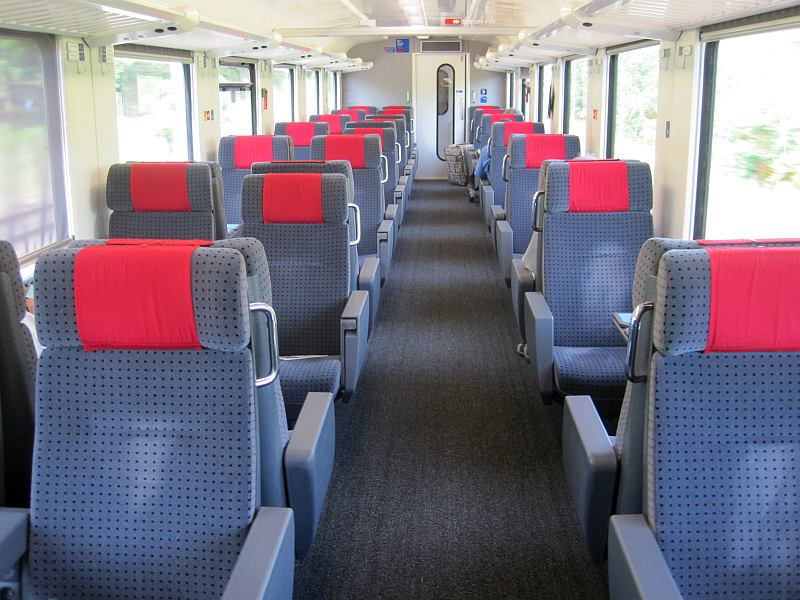 1. Klasse SBB-Eurocity Innenraum