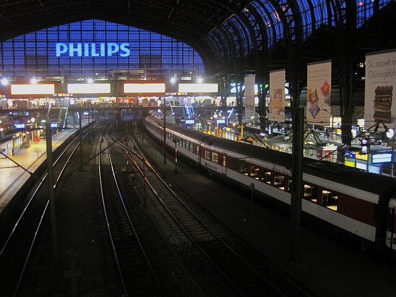 Eurocity 8 in Hamburg Hauptbahnhof