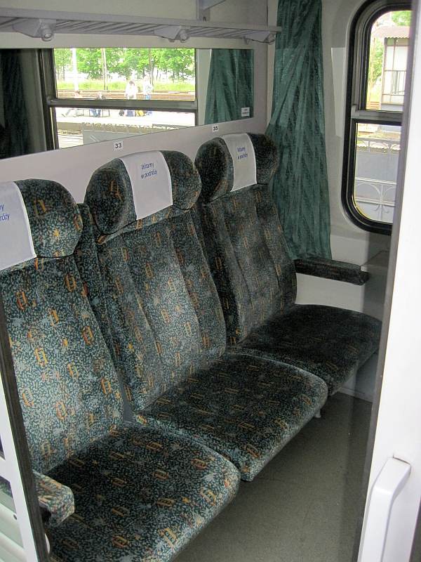 1. Klasse-Abteil TLK-Zug Innenbild