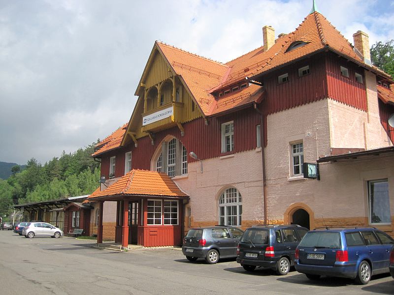 Bahnhof von Szklarska Poręba Górna