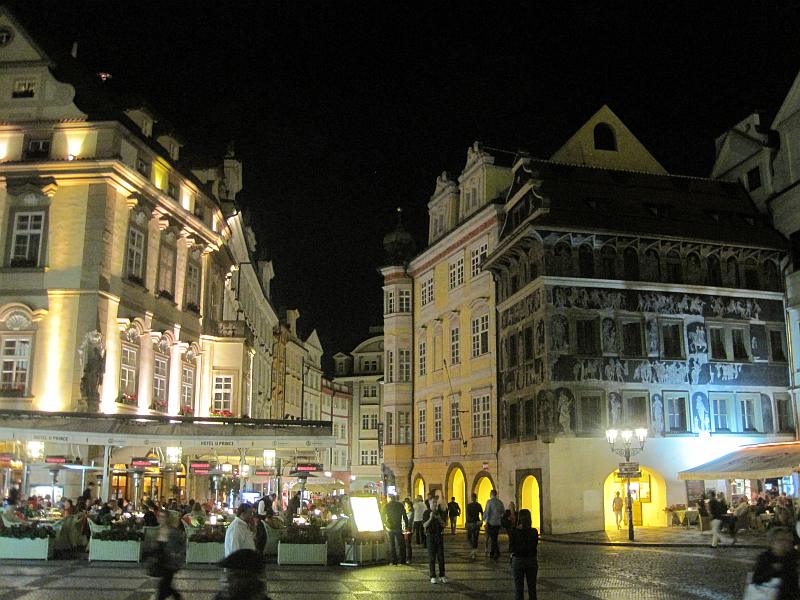 Abendstimmung am Altstädter Ring in Prag