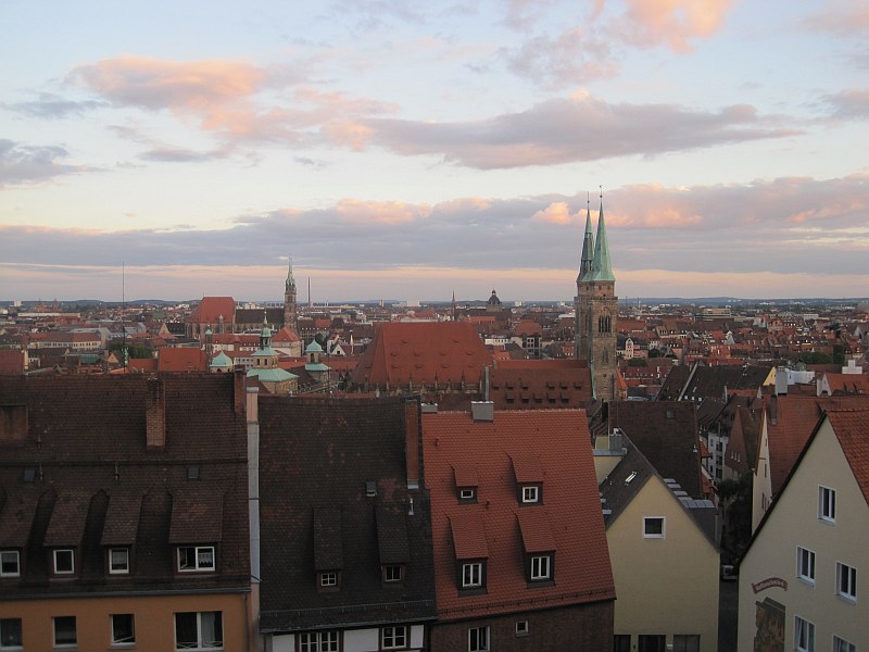 Nürnberg im Abendlicht
