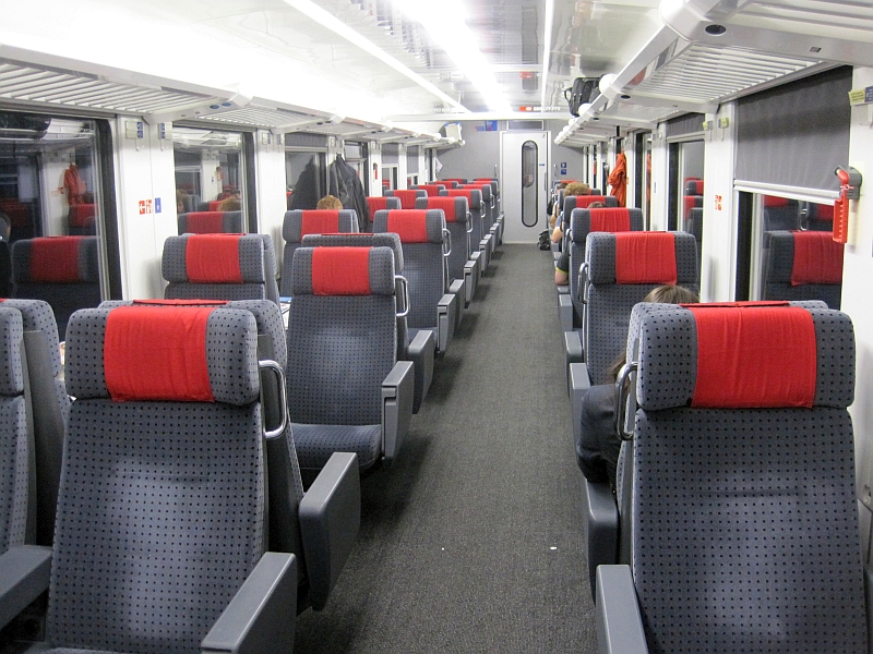 Innenbild 1. Klasse SBB Eurocity-Wagen
