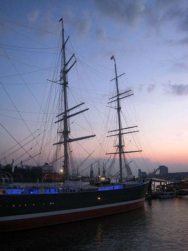 Abendstimmung am Hamburger Hafen