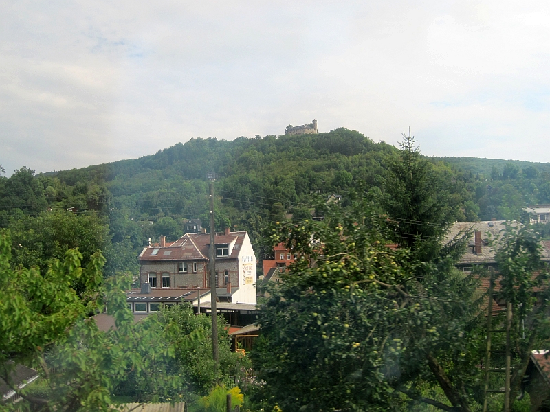 Blick zu Burg Greifenstein