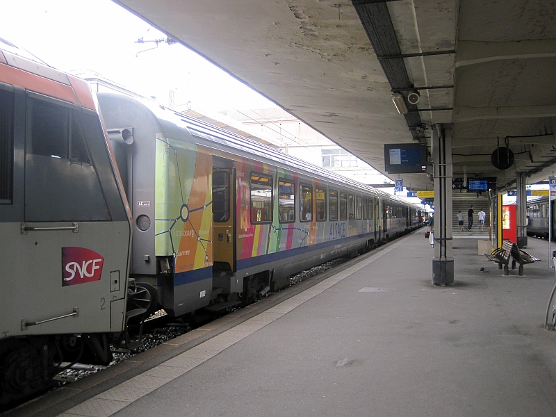 TER-200-Wendezug im Bahnhof Mulhouse