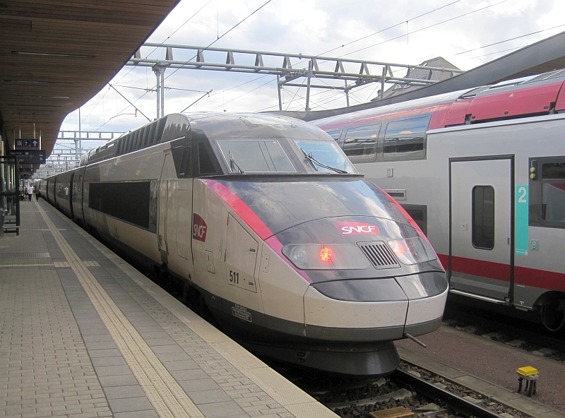 TGV Réseau im Bahnhof Luxemburg