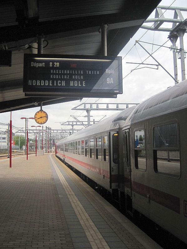 IC 133 'Ostfriesland' im Bahnhof Luxemburg