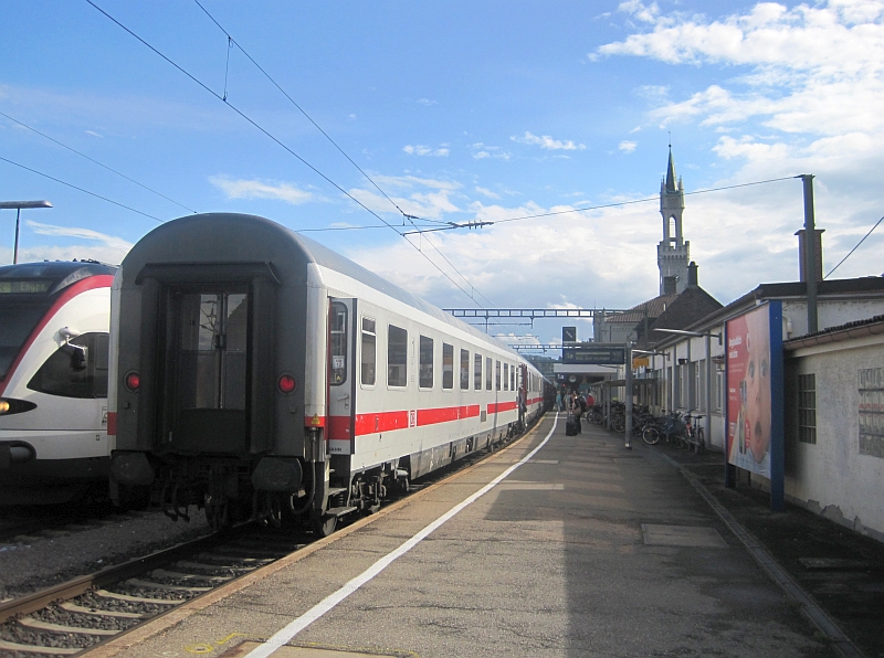 Intercity 'Bodensee' im Endbahnhof Konstanz