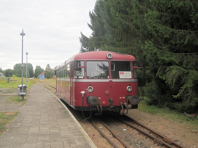 Schienenbus in Putlitz