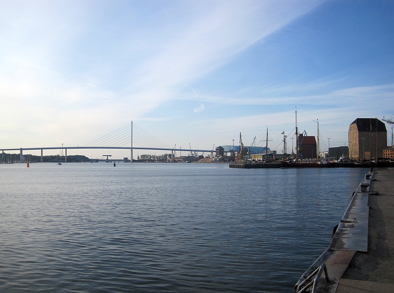 Blick von Stralsund zur Strelasundquerung