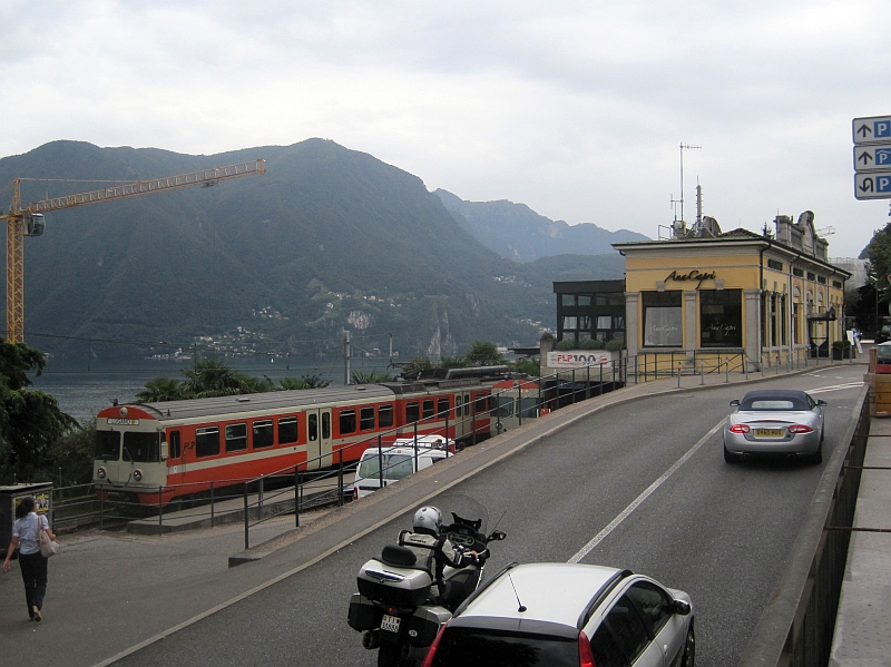 Bahnhof der Lugano-Ponte Tresa-Bahn in Lugano