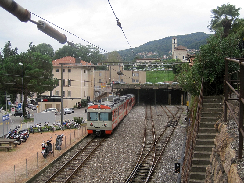 Bahnhof der FLP in Ponte Tresa
