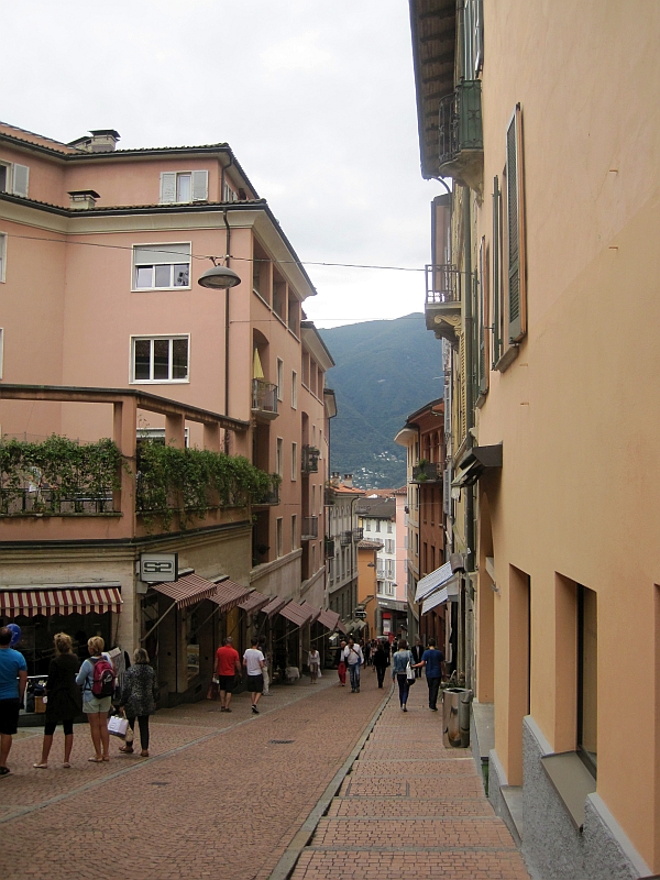 Treppen in der Altstadt von Lugano