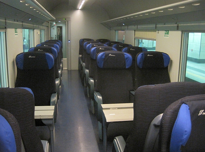 Erste Klasse im Frecciabianca