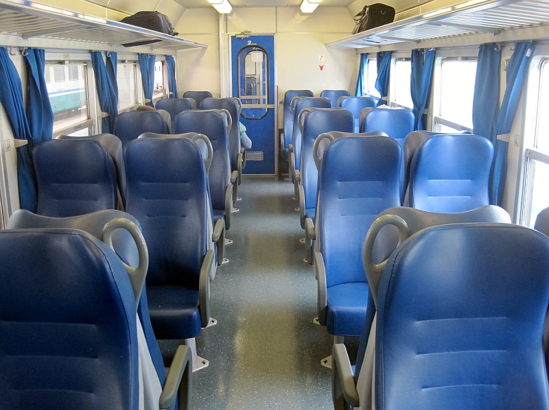 Innenbild Regionalzug der Trenitalia