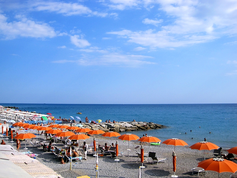 Strand von Ventimiglia