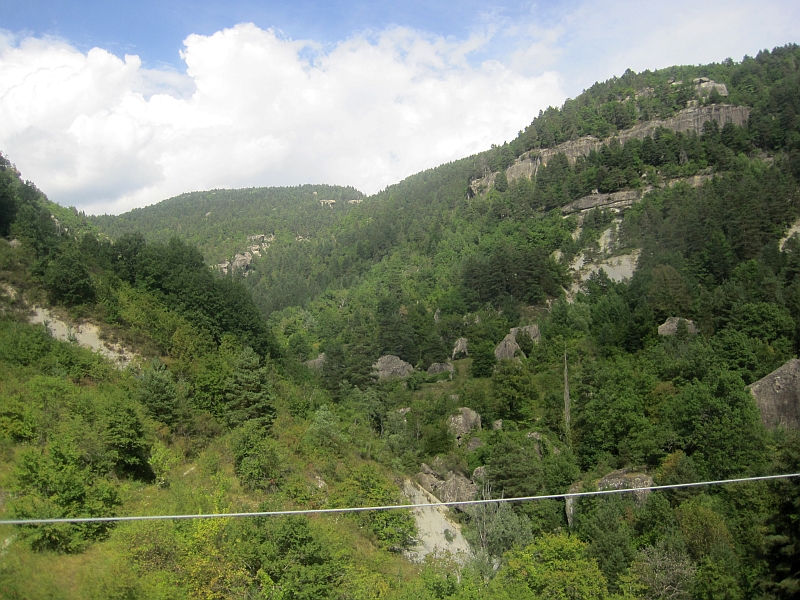 Fahrt auf der Chemins de Fer de Provence
