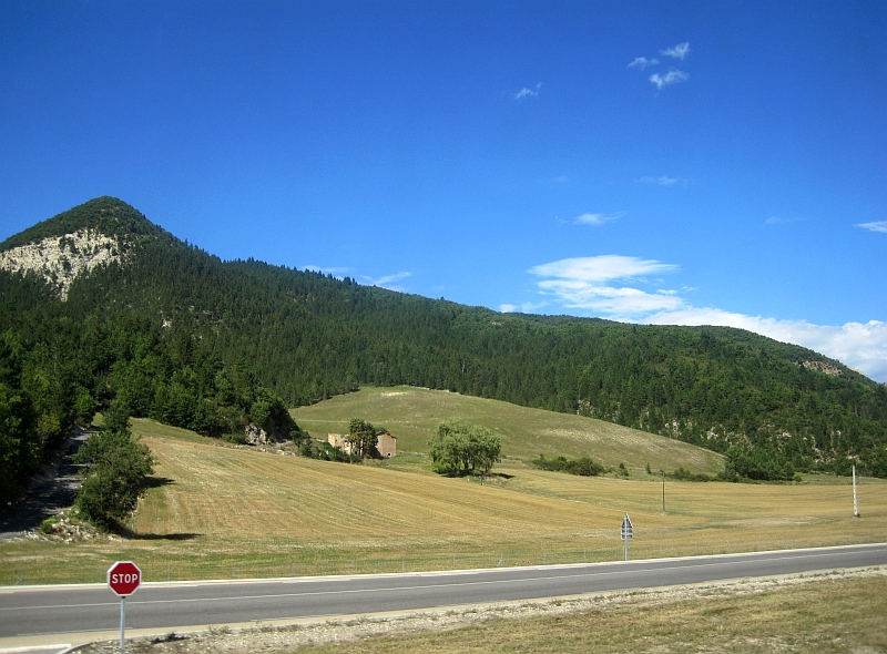 Fahrt duch die Hochprovence
